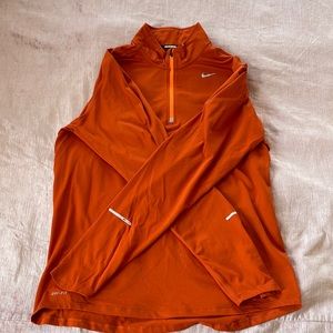 Nike Running Dri-Fit quarter zip pullover running shirt. Size medium, good cond.